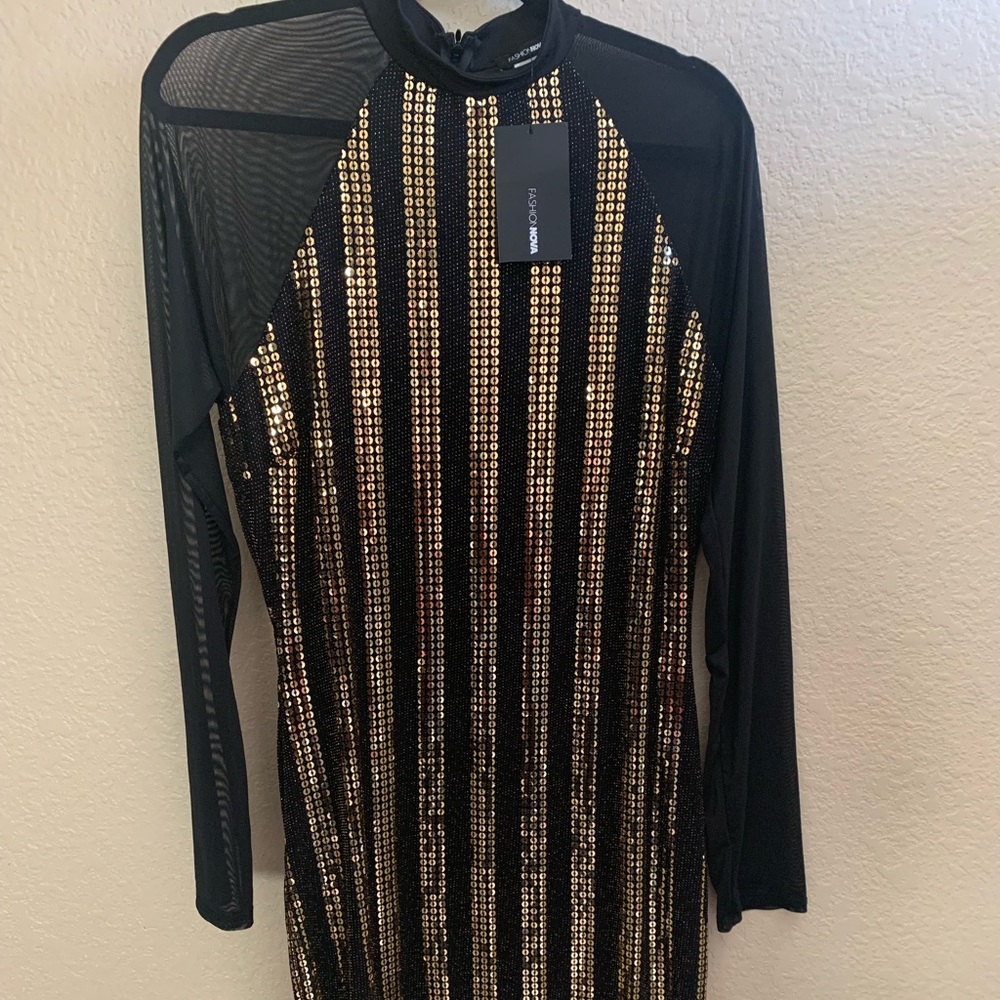 Fashion nova sequin midi dress